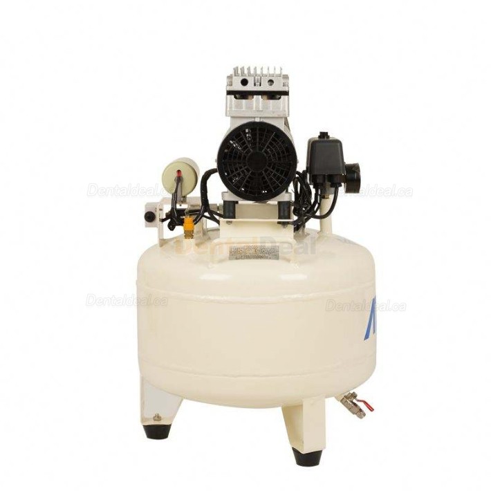 Dynamic AT80-38 0.75kW/1HP Dental Silent Oil-free Air Compressor 30L Tank